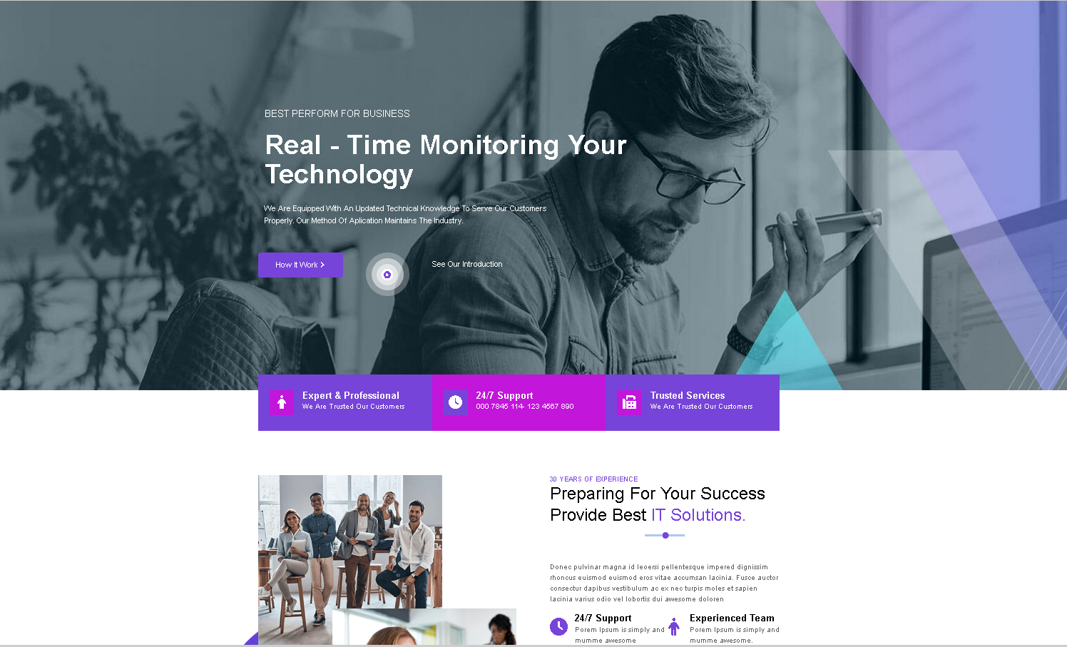 IT Solutions Corporate Website